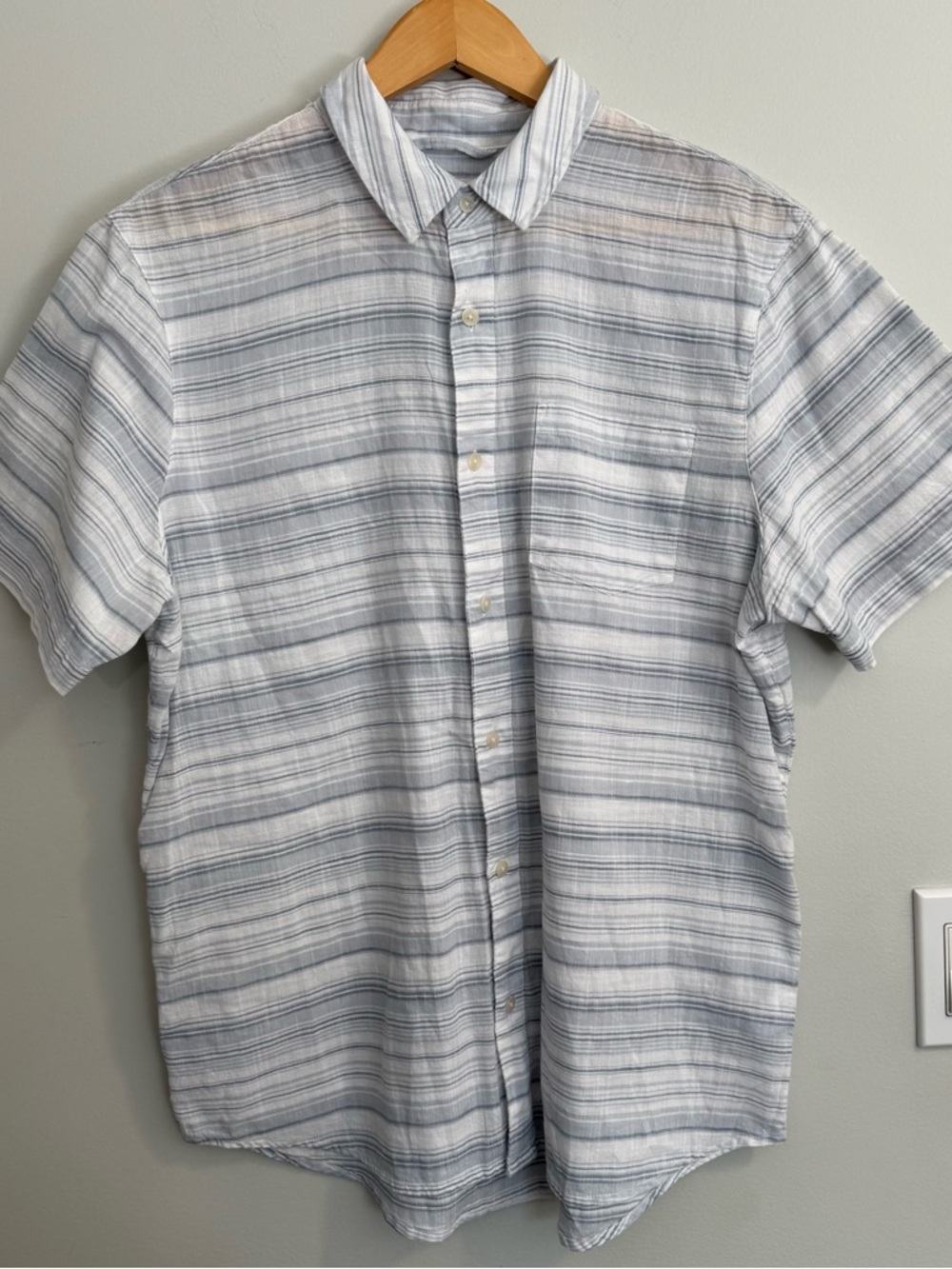 Marine Layer Cotton Gauze Button Shirt